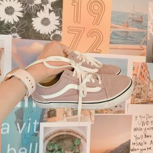 Dusty pink Vans